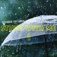 Study with Me: Binaural Soft Rain on Umbrella Soundscape