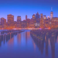 Remarkable Background for Lower Manhattan