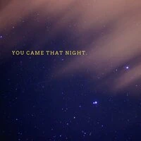 You came that night