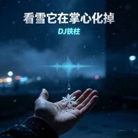 看雪它在掌心化掉