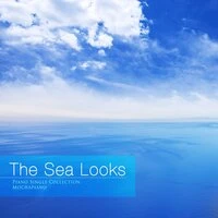 The sea is visible