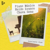 Piano Música Ruído Branco Chuva Sons