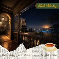 Relaxing Jazz Music at a Night Cafe