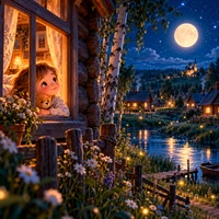 Ночь в русской деревне (Детская колыбельная)