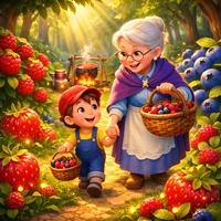 В ягодном лесу (Детская песня)