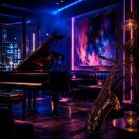 Ночной Джазовый Горизонт. Атмосферная Jazz Music Для Отдыха, Кафе И Вечернего Настроения
