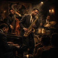 Night Bebop Session. Энергичный Бибоп И Классический Jazz Для Настроения, Драйва, Работы И Вечеринки