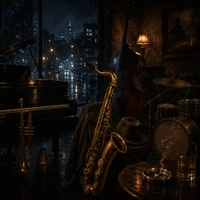 Джаз Под Шум Дождя. Rainy Night Jazz, Фоновая Музыка Для Сна, Релакса, Уюта, Учёбы И Спокойного Вечера