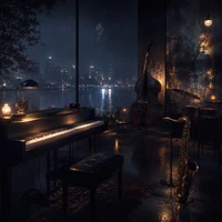Nocturnal Drift Jazz. Плавный Ночной Джаз И Ambient Lounge Music Для Сна, Бессонницы, Расслабления И Ночной Дороги