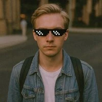умный человек в очках funk