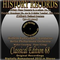 Grieg: Piano Concerto in a Minor, Op. 16 - Haydn: Symphony No. 104 in D Major ''london'', Hob. 1/104 - D'albert: Tiefland Overture