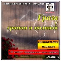 бинауральные звуки природы: Гроза с громом и молнией: специальное издание