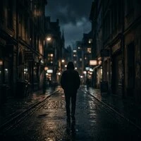 Ночною темнотою