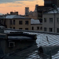 рассвет в серой Москве