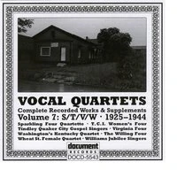 Vocal Quartets Vol. 7 S/T/V/W (1925-1944)