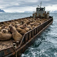 Баржа моржа